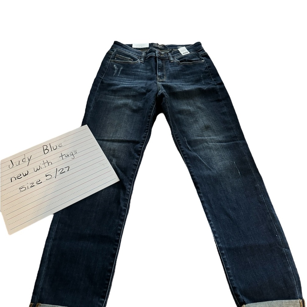 Judy Blue slim fit mid rise jeans NWT sz 5/27